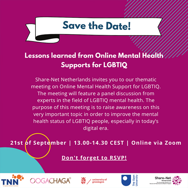 Webinar: Lecciones aprendidas sobre el apoyo virtual en salud mental para personas LGBTIQ