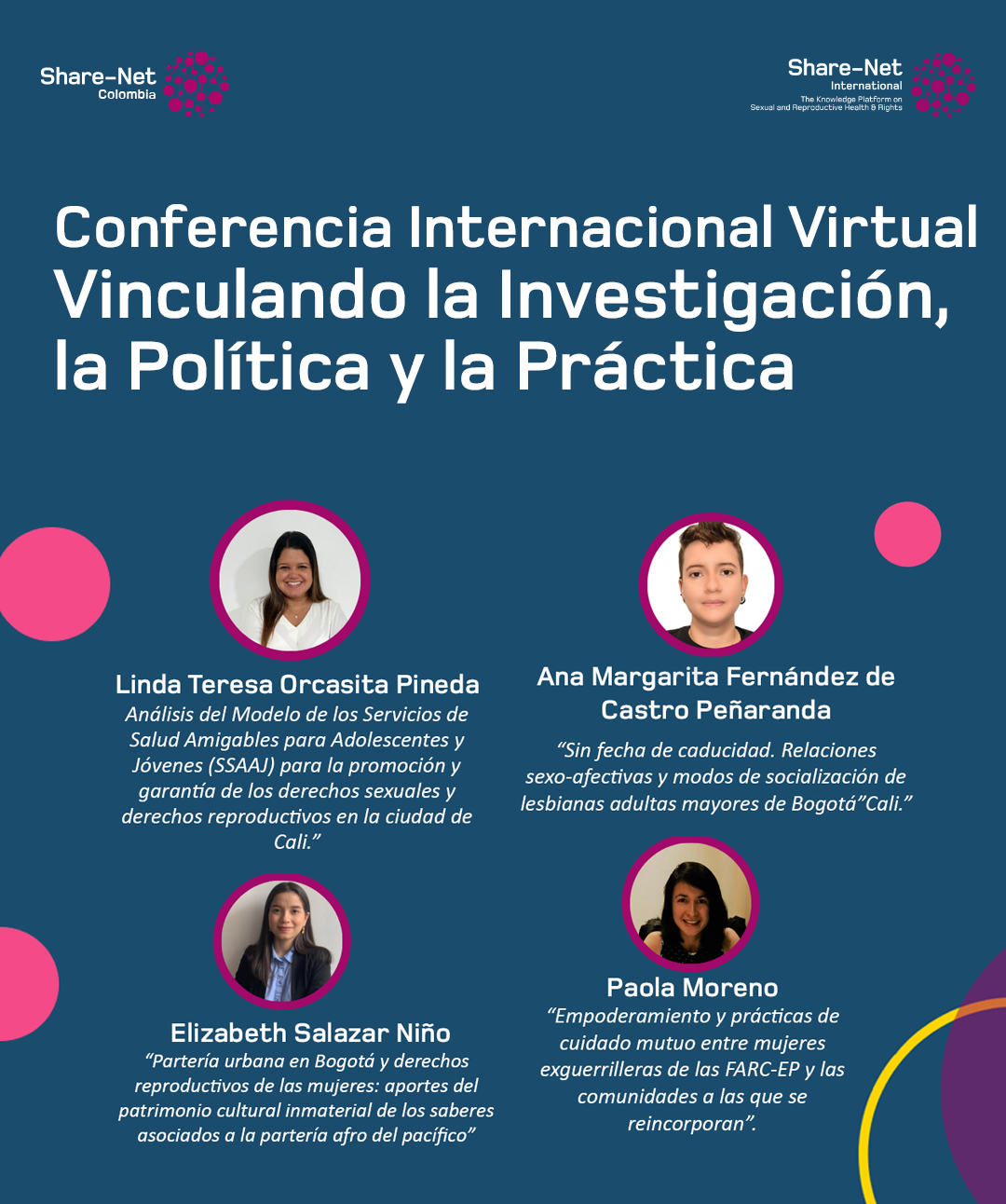 Conferencia Internacional Virtual “Vinculando la Investigación, la Política y la Práctica”