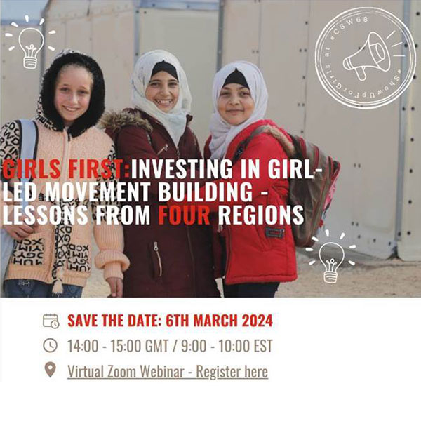 Girls First: Investing in girl-led movement building – Lessons from four regions